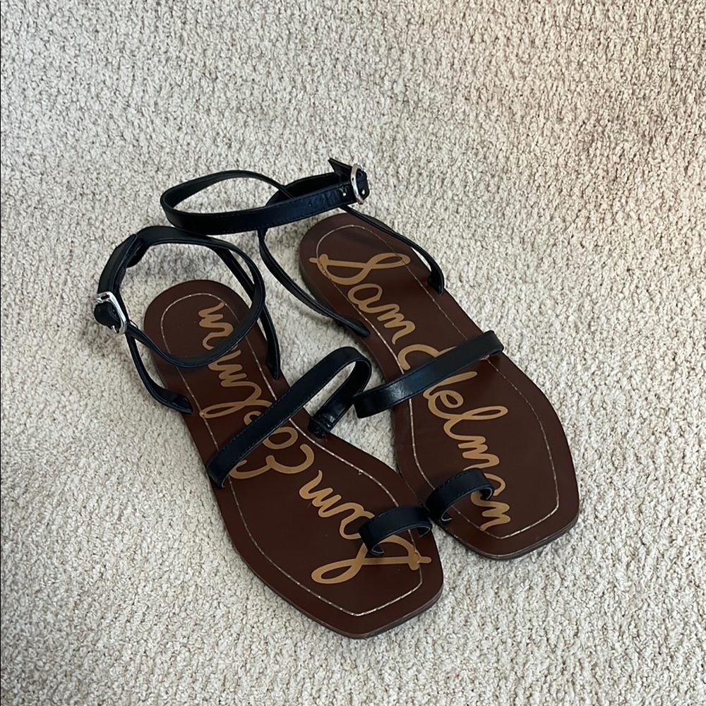 Sam Edelman Black Strappy Sandals
